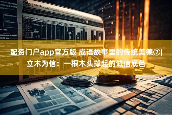 配资门户app官方版 成语故事里的传统美德⑦|立木为信：一根木头撑起的诚信底色